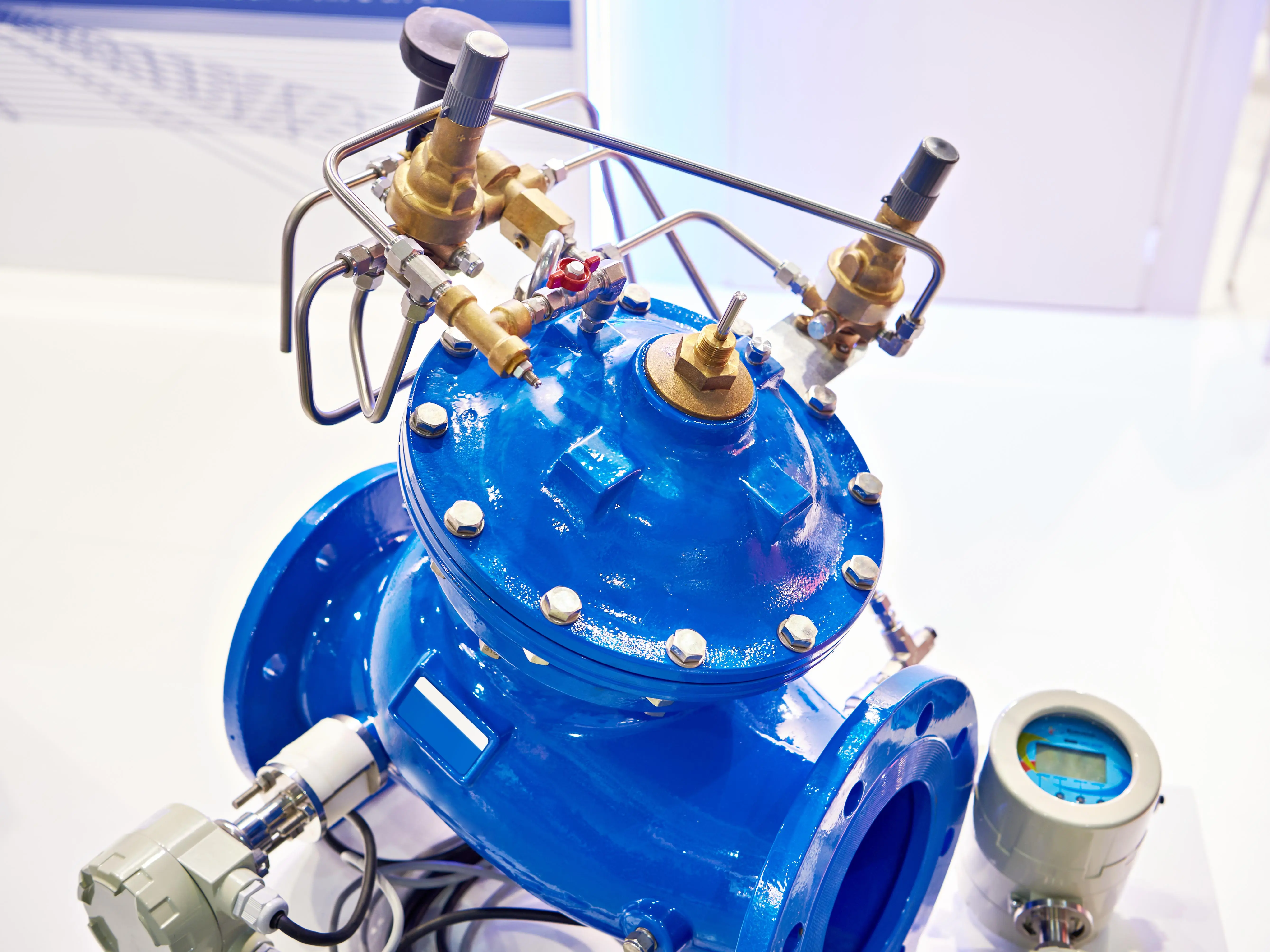 Industrial pressure reducing valve system.