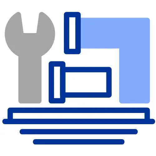 Sewer and stormwater well fit-out service icon.